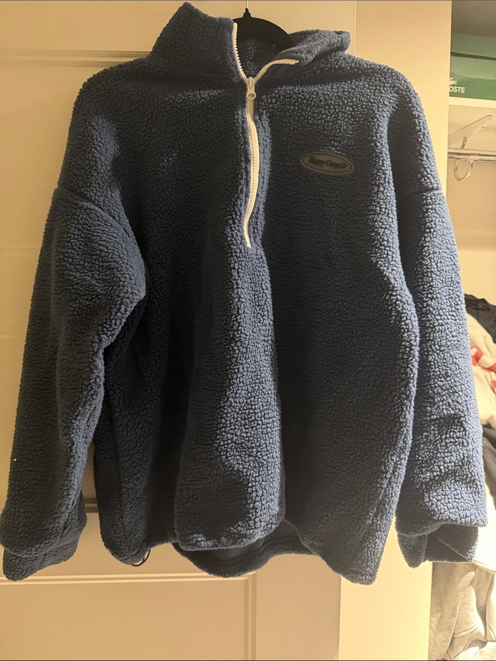 Happy Camp3r Oversized Sherpa quarter zip